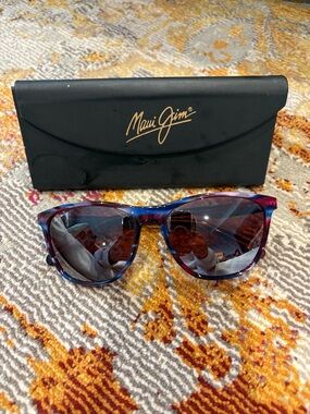 Maui Jim Red Frame Sunglasses - Sugar Cane STG